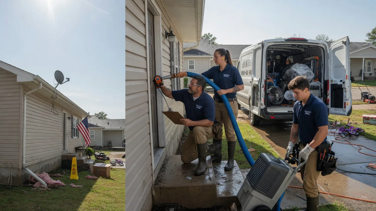 Ceiling Water Damage Restoration in Flora, MS near me
